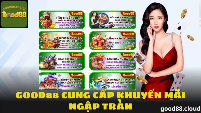 Good88 cung cấp khuyến mãi ngập tràn